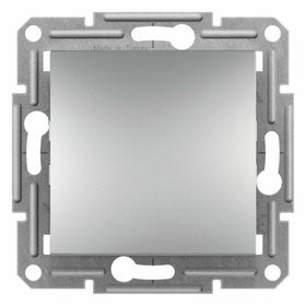 Schneider Electric EPH0700161 Asfora Plus Alüminyum Light Yaylı Çerçevesiz Anahtar
