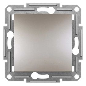 Schneider Electric EPH0700169 Asfora Bronz Çerçevesiz Liht Anahtar Buton Priz