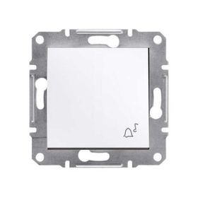 Schneider Electric Eph0800171 Asfora Beyaz Zil İşaretli Lıght Anahtar Çerçevesiz