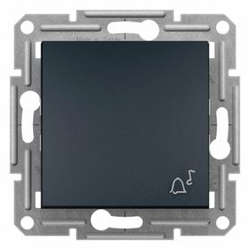 Schneider Electric EPH0800171 Asfora Plus Antrasit Zil Yaylı Çerçevesiz Anahtar