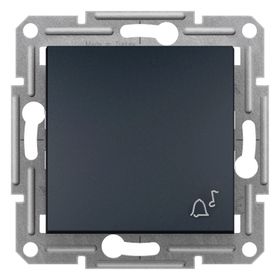 Schneider Electric EPH0800171 Asfora Plus Antrasit Zil Yaylı Çerçevesiz Anahtar