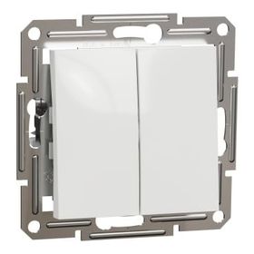 Schneider Electric Eph1170121 Asfora Beyaz İkili Lıght Buton Çerçevesiz