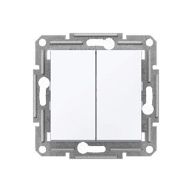 Schneider Electric Eph1170121 Asfora Beyaz İkili Lıght Buton Çerçevesiz
