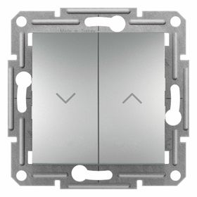 Schneider Electric EPH1300561 Asfora Alüminyum Çerçevesiz Jaluzi Kumanda Anahtarı