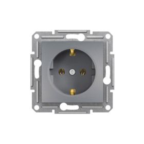 Schneider Electric EPH2900162 Asfora 16A Çerçevesiz Çelik Topraklı Priz