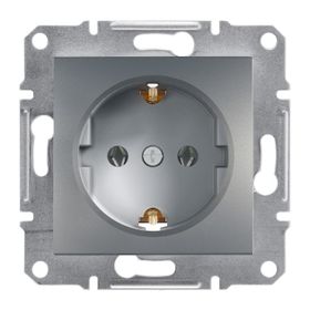 Schneider Electric EPH2900162 Asfora 16A Çerçevesiz Çelik Topraklı Priz