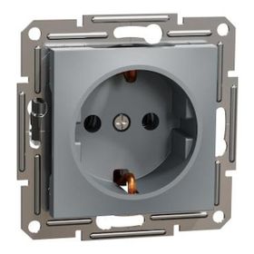 Schneider Electric EPH2900162 Asfora 16A Çerçevesiz Çelik Topraklı Priz