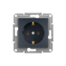 Schneider Electric EPH2900171 Antrasit Renkli Asfora Topraklı Priz