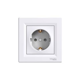 Schneider Electric EPH2970121 Beyaz Asfora Topraklı Priz