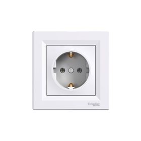 Schneider Electric EPH2970121 Beyaz Asfora Topraklı Priz