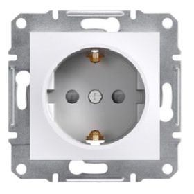 Schneider Electric EPH2970221 Çocuk Korumalı Çerçeve Asfora Topraklı Priz