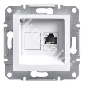 Schneider Electric Eph4770121 Asfora Beyaz Tekli Rj45 Cat6 Utp Data Prizi