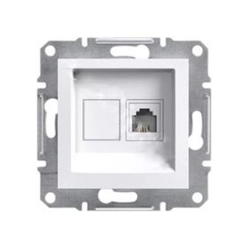 Schneider Electric Eph4770121 Asfora Beyaz Tekli Rj45 Cat6 Utp Data Prizi