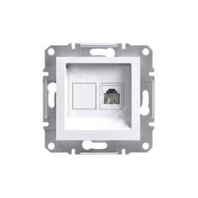 Schneider Electric Eph4770121 Asfora Beyaz Tekli Rj45 Cat6 Utp Data Prizi