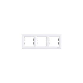 Schneider Electric EPH5800321 Asfora Beyaz 3lü Yatay Çerçeve