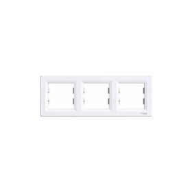 Schneider Electric EPH5800321 Asfora Beyaz 3lü Yatay Çerçeve
