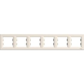 Schneider Electric EPH5800623 Asfora Krem Altılı Çerçeve