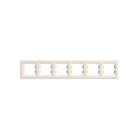 Schneider Electric EPH5800623 Asfora Krem Altılı Çerçeve