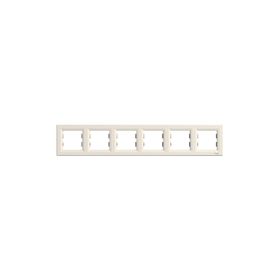 Schneider Electric EPH5800623 Asfora Krem Altılı Çerçeve