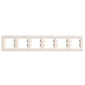 Schneider Electric EPH5800623 Asfora Krem Altılı Çerçeve