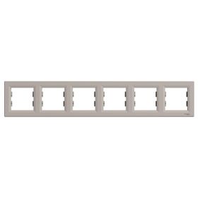 Schneider Electric EPH5800669 Asfora Bronz Altılı Çerçeve