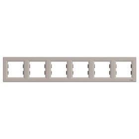 Schneider Electric EPH5800669 Asfora Bronz Altılı Çerçeve