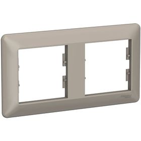 Schneider Electric EPH5805269 Asfora EM Plus Bronz İkili Çerçeve