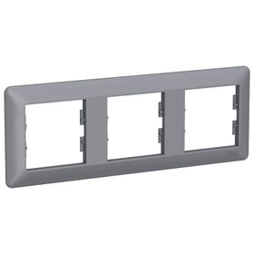 Schneider Electric EPH5805362 Asfora EM Plus Çelik Üçlü Çerçeve