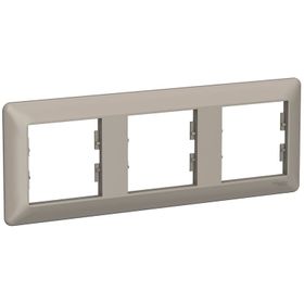 Schneider Electric EPH5805369 Asfora EM Plus Bronz Üçlü Çerçeve