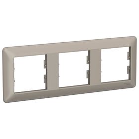 Schneider Electric EPH5805369 Asfora EM Plus Bronz Üçlü Çerçeve
