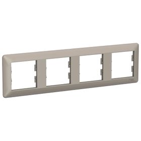 Schneider Electric EPH5805469 Asfora EM Plus Bronz Dörtlü Çerçeve