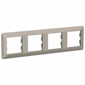 Schneider Electric EPH5805469 Asfora EM Plus Bronz Dörtlü Çerçeve