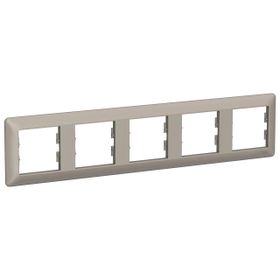 Schneider Electric EPH5805569 Asfora EM Plus Bronz Beşli Çerçeve
