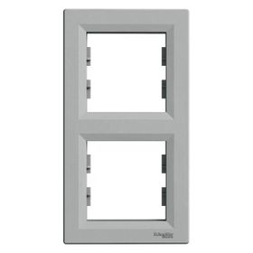 Schneider Electric EPH5810261 3606480729003 Asfora Alüminyum İkili Dikey Çerçeve