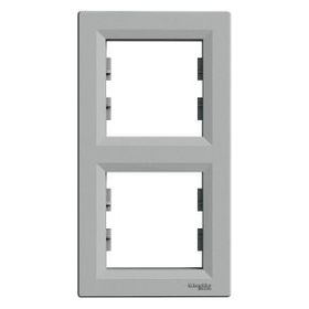 Schneider Electric EPH5810261 3606480729003 Asfora Alüminyum İkili Dikey Çerçeve