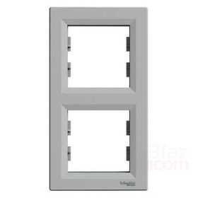 Schneider Electric EPH5810261 3606480729003 Asfora Alüminyum İkili Dikey Çerçeve