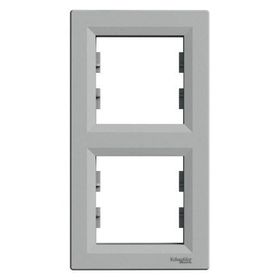 Schneider Electric EPH5810261 3606480729003 Asfora Alüminyum İkili Dikey Çerçeve