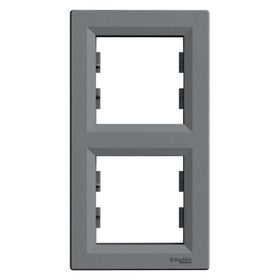 Schneider Electric EPH5810262 3606480730740 Asfora Çelik İkili Dikey Çerçeve