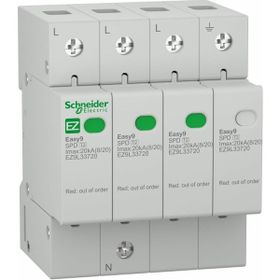 Schneider Electric EZ9L33745 EASY9 3 Kutuplu N 40KA Parafudr
