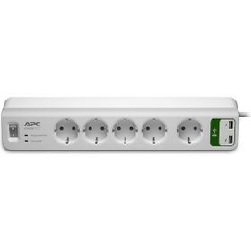 Schneider Electric PM5U-GR Beyaz 5V-2.4A Apc 5'li Akım Korumalı Priz
