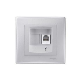Schneider Electric Sedna Alüminyum RJ11 Telefon Priz