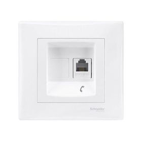 Schneider Electric Sedna Beyaz RJ11 Telefon Priz