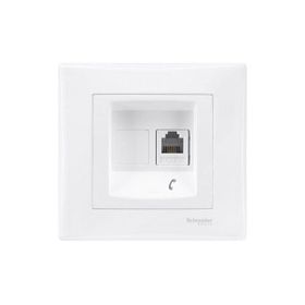 Schneider Electric Sedna Beyaz RJ11 Telefon Priz