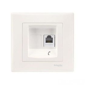 Schneider Electric Sedna Krem RJ11 Telefon Priz
