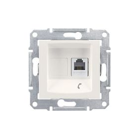Schneider Electric Sedna Krem RJ11 Telefon Priz