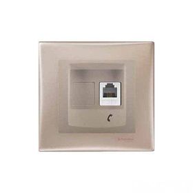 Schneider Electric Sedna Titanyum RJ11 Telefon Priz