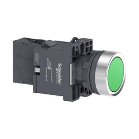 Schneider Electric XA2EW33M1 1 NA Yeşil Işıklı Yaylı Butonlar