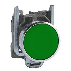 Schneider Electric XB4BA31 Yeşil Sıva Altı Ø22 Yaylı Dönüş 1Na İşaretsiz Buton