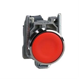 Schneider Electric XB4BA42 Kırmızı Sıva Altı Ø22 Yaylı Dönüş 1Nk İşaretsiz Buton