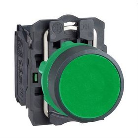Schneider Electric XB5AA31 Yeşil Sıva Altı Ø22 Yaylı Dönüş 1Na İşaretsiz Buton